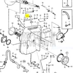 Bague de direction volvo penta 872363 - 36 mm Volvo Penta AQ / DP