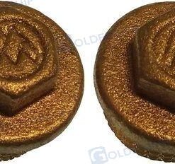 BOUCHON MALE LAITON  3/8" GS30280 (x2)