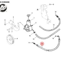 BK-80622216 - FLEXIBLE HYDRAULIQUE DIRECTION ASSISTEE HP MERCRUISER 80622216